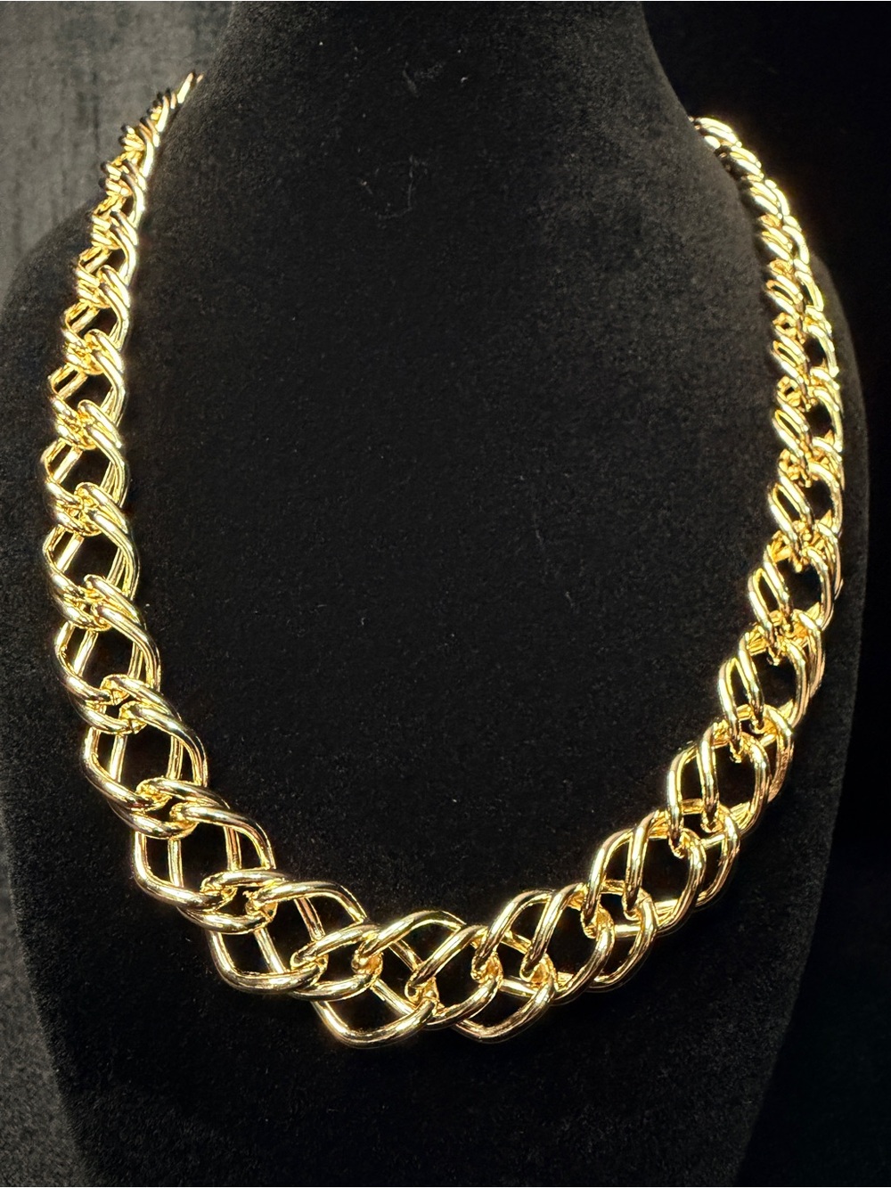 Double Cuban Design 20in 13MM 14K Premium Finish Necklace Statement Piece